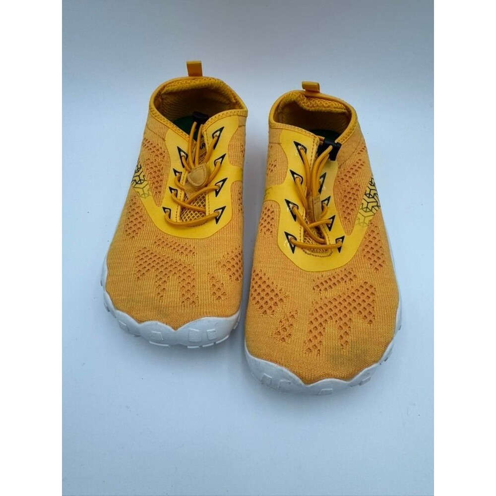 SAGUARO Water Shoes Womens Size 8 Yellow Knit Quick Dry Slip On Lightweight